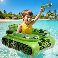 Difola kids pool float with water gun in a pink mermaid design - view 4