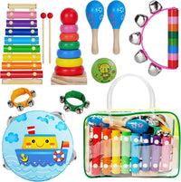 Childom Wooden Musical Instruments Set