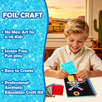 FUNNYB&G Foil Art Craft Kit for Kids - Western Adventure - image 3