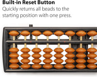 YMI Soroban Japanese Abacus, 13 Column, Montessori Math Tool - 9.7 inch - image 2