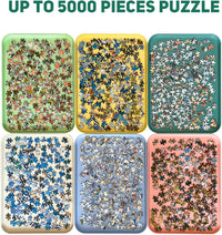 Nariolar extra-large stackable puzzle sorting trays in 6 colors - view 10