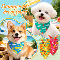 Preboun 100 Pcs Fall Paw Print Dog Bandanas Bulk - Summer / 19.7 x 13.8 x 13.8 Inch - image 2