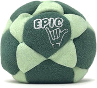 Epic Hacky Saks hand-stitched 32 panel suede foot bag - view 2