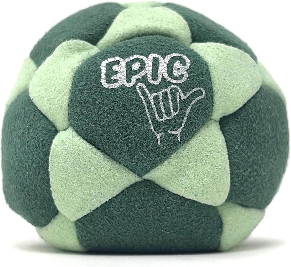 Epic Hacky Saks hand-stitched 32 panel suede foot bag - view 2