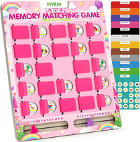 Memory Matching Game for Kids - Pink