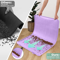 Dog Mat for Food and Water - Purple / 39.4"L x 27"W - image 4