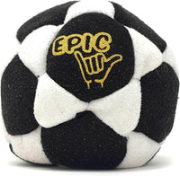Epic Hacky Saks hand-stitched 32 panel suede foot bag