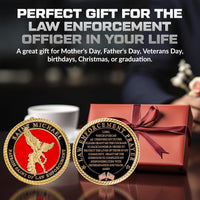 Military Gift Shop Air Force Armed Forces Prayer Coin - St-michael - image 4