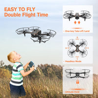 AVIALOGIC Mini Drone with Camera for Kids - Black - image 3