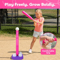Liberry Toddler Tball Set - Pink - image 3