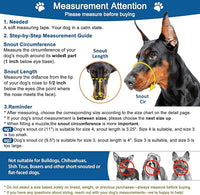 BARKLESS Dog Muzzle, Basket Muzzle Anti Biting Chewing, Sturdy Lightweight Cage Mouth Cover for Small Medium Large Sized Dogs, Allows Panting Drinking, Suitable for Grooming Trimming Training