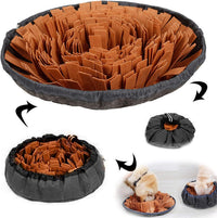 AWOOF Pet Snuffle Mat for Dogs - brown
