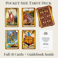 Witchy Cauldron large Rider Waite tarot cards deck with guidebook - view 11