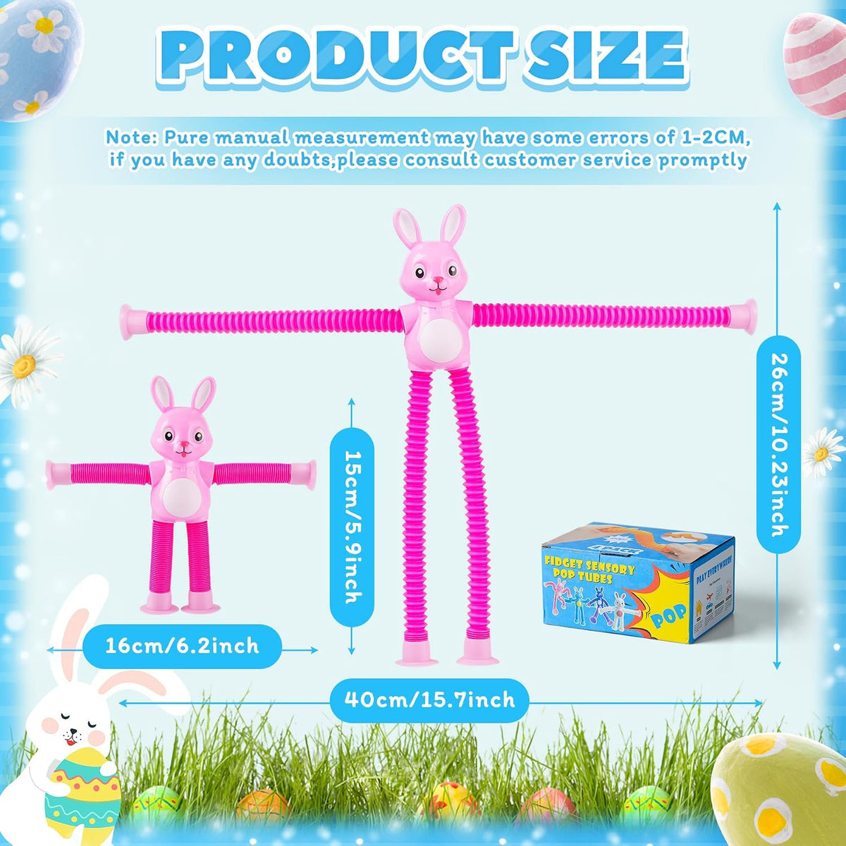 Halloween Pop Tubes Sensory Toys - Bunny - image 2