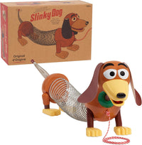 Just Play Retro Slinky Dog Pull Toy, Original Walking Spring Toy – Fun for Kids & Family