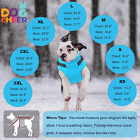 Dogcheer Dog Coat with Harness - Light Blue / Small(Chest:16.9"Back:11.8" Neck:12.5") - image 2