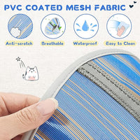 Supet Cat Cone Collar Soft to Stop Licking Scratching, Breathable Comfortable Mesh Recovery Cone for Cats After Surgery Neuter, Lightweight E Cone Collar Alternative (M)