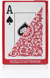 Copag Elite 100% Plastic Playing Cards - Red - image 2