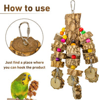 MYFAMIREA Parrot Toys for Medium Birds - Natural - image 2