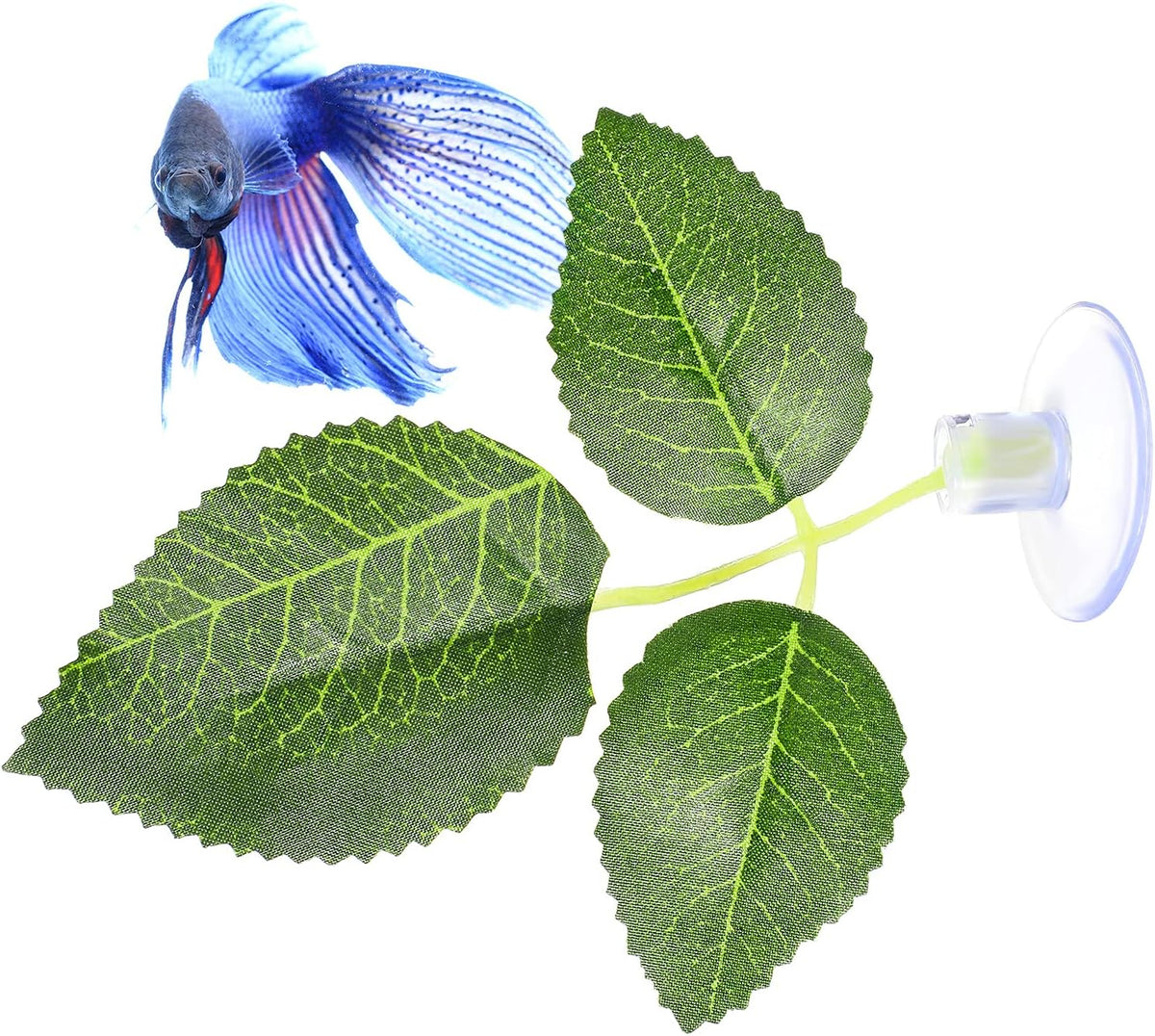 Patelai 9 Pcs Betta Fish Bed Leaf Hammock Fish Tank Decor – Essentials for Fish - image 2