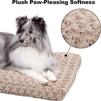 MidWest Homes for Pets XXS QuietTime Deluxe Gray Ombré Swirl Plush - Mocha / 30 inch - image 4