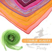 Laumoi felt French berets and polyester painter scarves in assorted colors - view 4