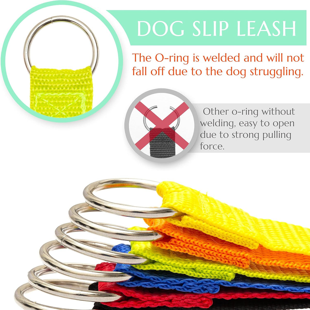 Slip Lead Dog Leash, etc. - 6 pcs / 6ft - image 3