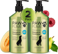 PAWFUME Deshedding Dog Shampoo and Conditioner, Show Dog - Shampoo & Conditioner Blue Ribbon / Pack of 2