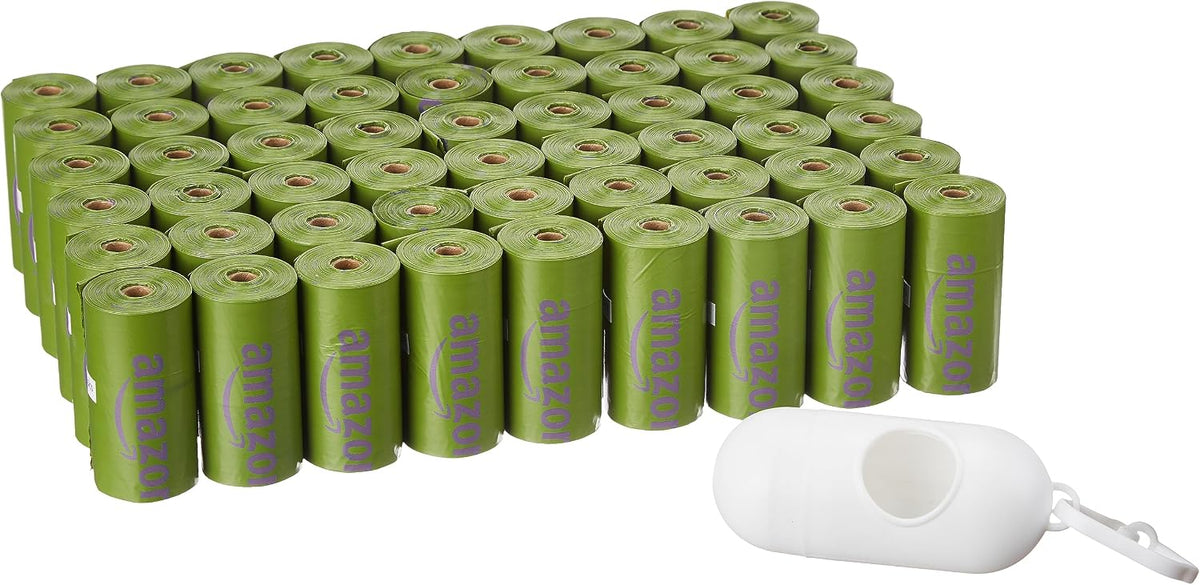 Amazon Basics Premium Leak Proof Dog Poop Bags with Dispenser - 810 Bags