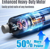 Casfuy New 6-Speed Dog Nail Grinder - Dark Blue - image 3