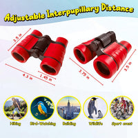 ESSENSON Binoculars for Kids - red - image 3