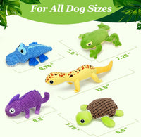 PrimePets Dog Toys, Plush Dog Squeaky Toys - Forest Animal Dog Toy (5 Pcs) - image 4