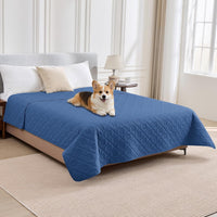 PAWFINITY Waterproof Dog Blanket for Couch - Blue / 68x82 Inch (Pack of 1)