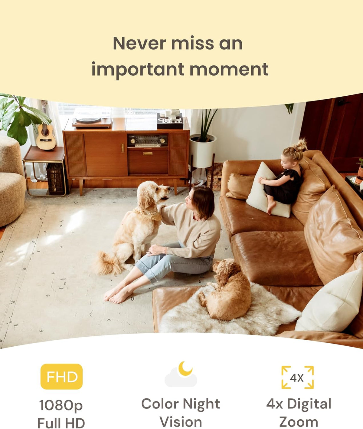 Furbo 360° Dog Camera [Core Features, No Ongoing Cost] – Essentials for Dogs - No Subscription Required / Mini Non-rotating Camera - image 3