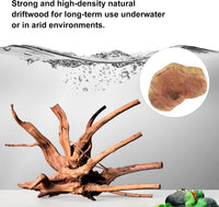 majoywoo Natural Driftwood for Aquarium Decor Fish Tank Decor Reptile - Spiderwood 4 to 8 Inch(Pack of 5) - image 3