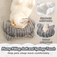 Dog Calming Pillow, Soft and Neck-Friendly - Large ( 14" × 9" ) / Gray - image 4
