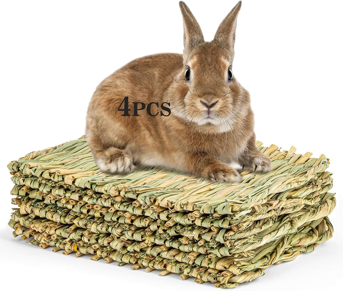Sukh Bunny Mat, Grass Mats for Rabbits - 4 PCS