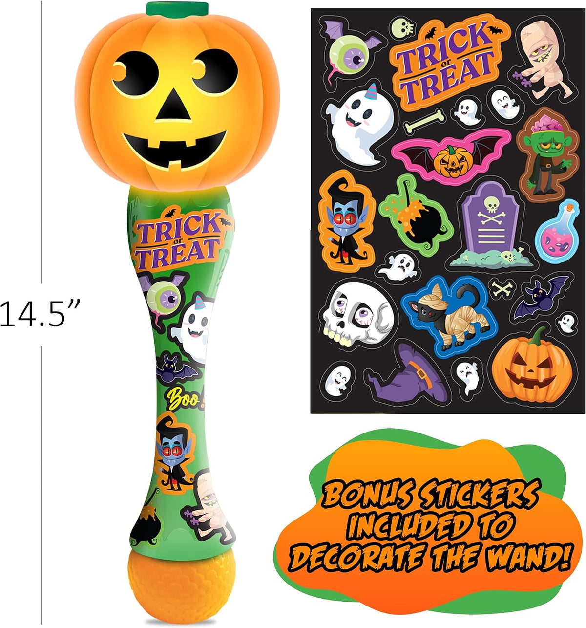 ArtCreativity Halloween Bubble Wand for Kids - Pack of 2 - image 3