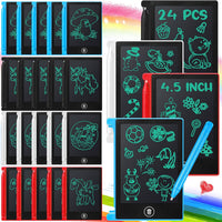 Zhehao 24 Pack 4.5" LCD Writing Tablet for Kids - Core Colors / Classic