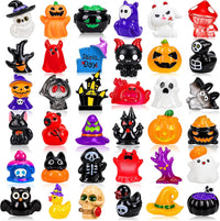 44Pcs Halloween Mini Ghost Figurines 44 Styles Luminous Resin - 54pcs-halloween Figures