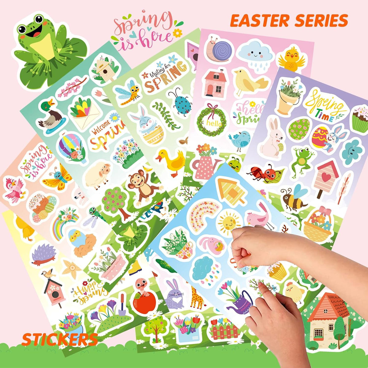 DUJAA 640-piece fall stickers for kids with pumpkins, leaves and scarecrows - view 40