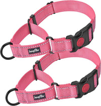 Haapaw Escape-Proof Martingale Dog Collar - Pink / S / 2-Pack Collars