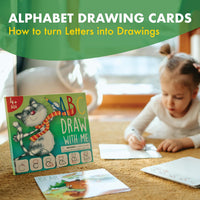 Learn to Draw ABC Letters: Crafts & Art Supplies for Kids Ages 3-6 - Medium (Pack of 2) - image 2
