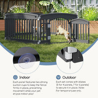 DUMOS Plastic Dog Playpen - White / 6P / 24 Inch - image 4