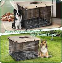 Dog Crate Cover Heavy Duty Oxford Fabric for 36-Inch Wire Crates – Essentials for Dogs - Beige / 48"(L)x 30" (W)x 33"(H) - image 2