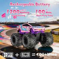 Amphibious Remote Control Car - Light Pink - image 4