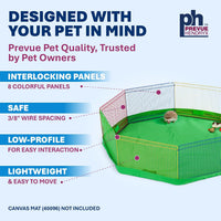 Prevue Pet Products Multi-Color Small Pet Playpen, Multi-Color - image 4