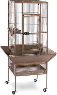 Prevue Pet Products Steel Bird Flight Cage with Wheels - Coco Brown