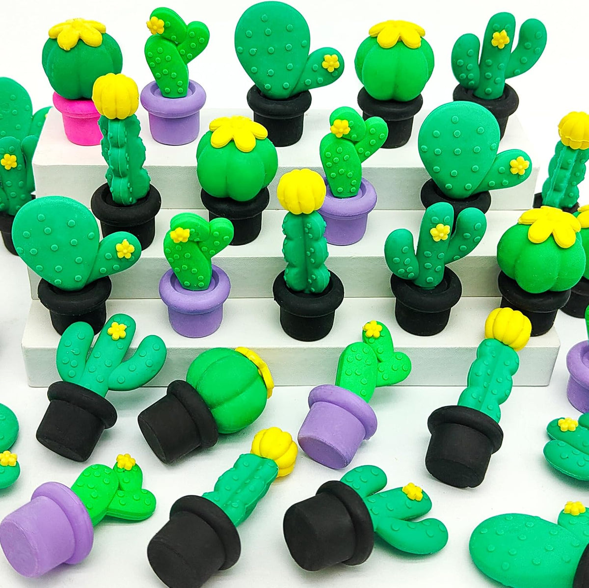 Satomoto musical puzzle erasers shaped like guitars, pianos, violins and gramophones - view 3