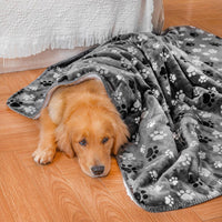Waterproof Dog Blanket 60x50 Inches - Grey-paw / Small (25x30) - image 3